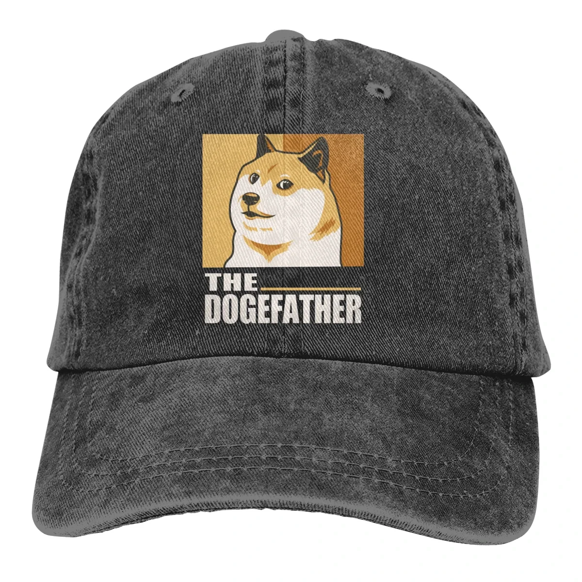 Dogecoin Baseball Cap Men Elon Musk The DogeFather Funny Caps colors Women Summer Snapback Caps