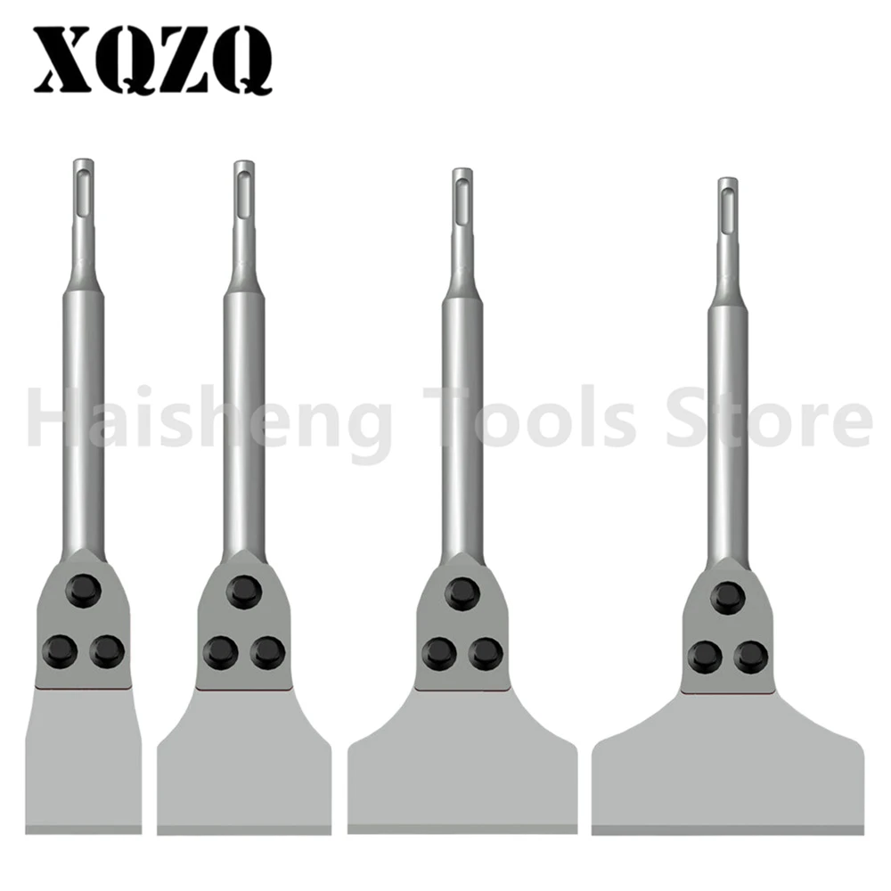 SDS Plus Floor Scraper Electric Hammer Replaceable Blade Scaling Chisel Shovel for Tile Brick Concrete Wall Removal Tools