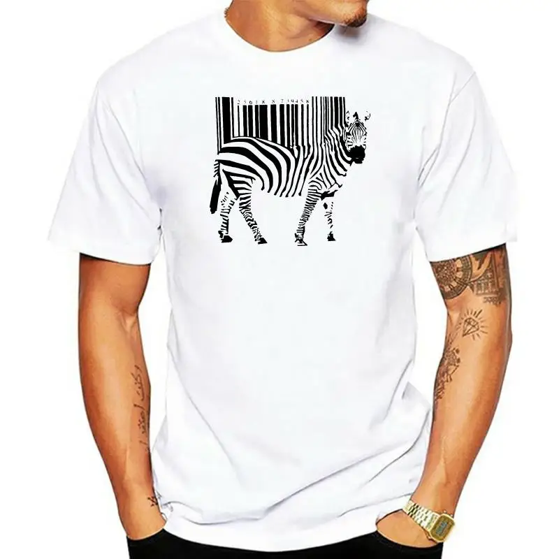 On Sale New Fashion Summer 100% Cotton Classic T Shirt Banksy   Zebra II Street Art Tee shirt