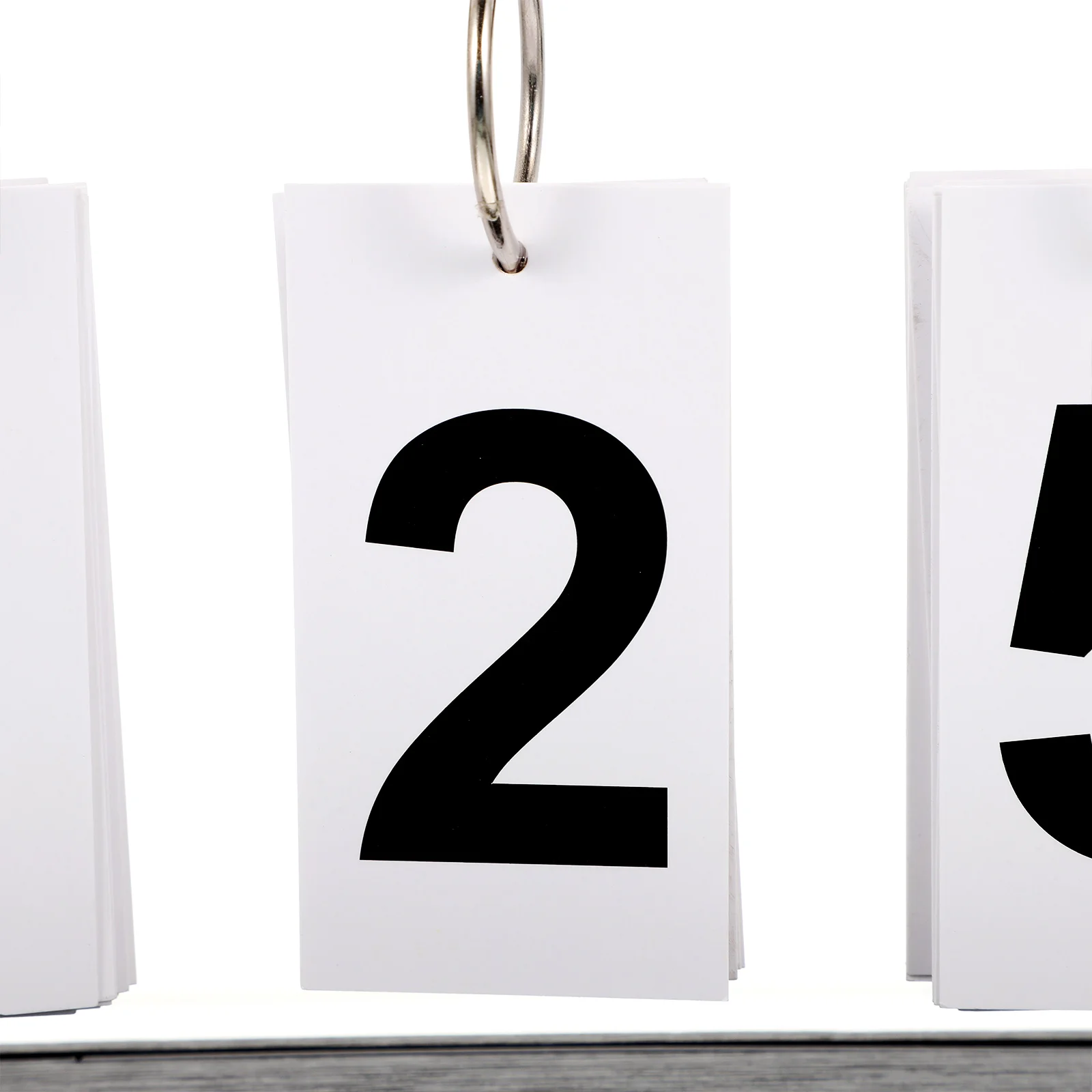 

Wooden Calendar Ornaments Desk for Desktop Vintage Decor Block Caleder Rustic Accessories Number