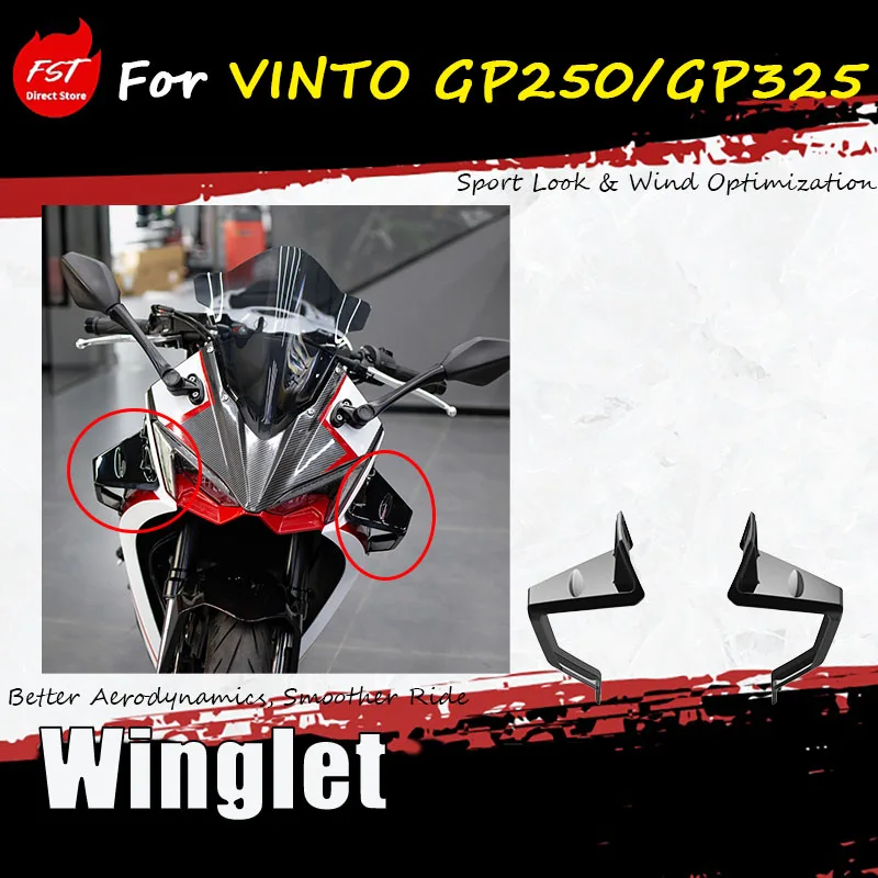 For VINTO GP250/GP325 modification accessories, universal wind diffuser, flow guide plate and housing cover for fixed wing