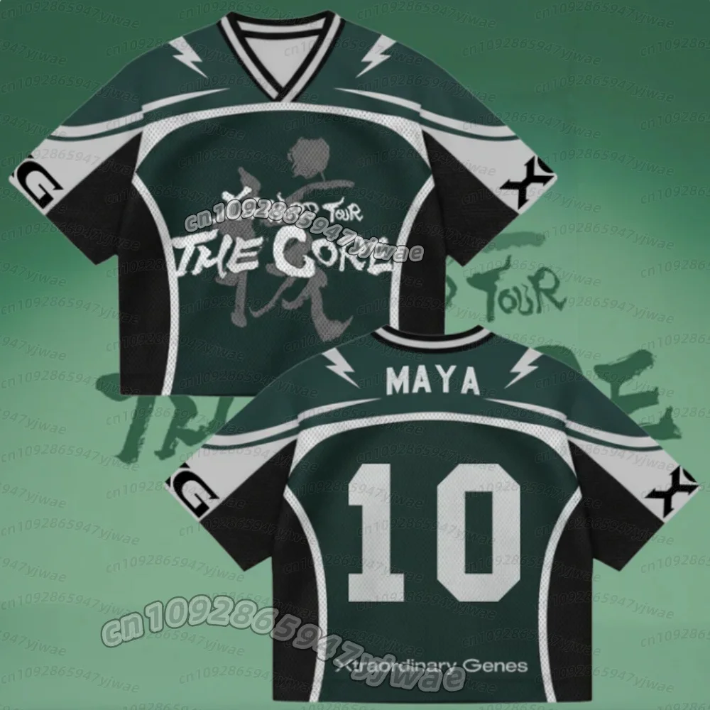 Sommer Damen Katseye The Wildworld Tour 2026 Mesh-Trikot Fan-Konzert Leichtgewichtiges K-Pop Inspiriertes Trikot – Detail 10
