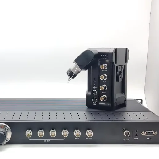 Remote SDI in 12G PGM Video Return  EFP  12PIN Hirose Tally Remote Control for so Ny Camera  Fiber  Optic Converter Extender