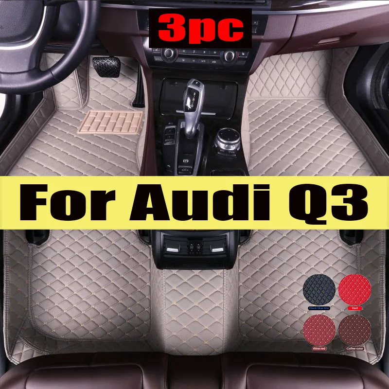 

Car Floor Mats For Audi Q3 Sportback 2020 2021 2022 Custom Auto Foot Pads Automobile Carpet Cover Interior trunk mat