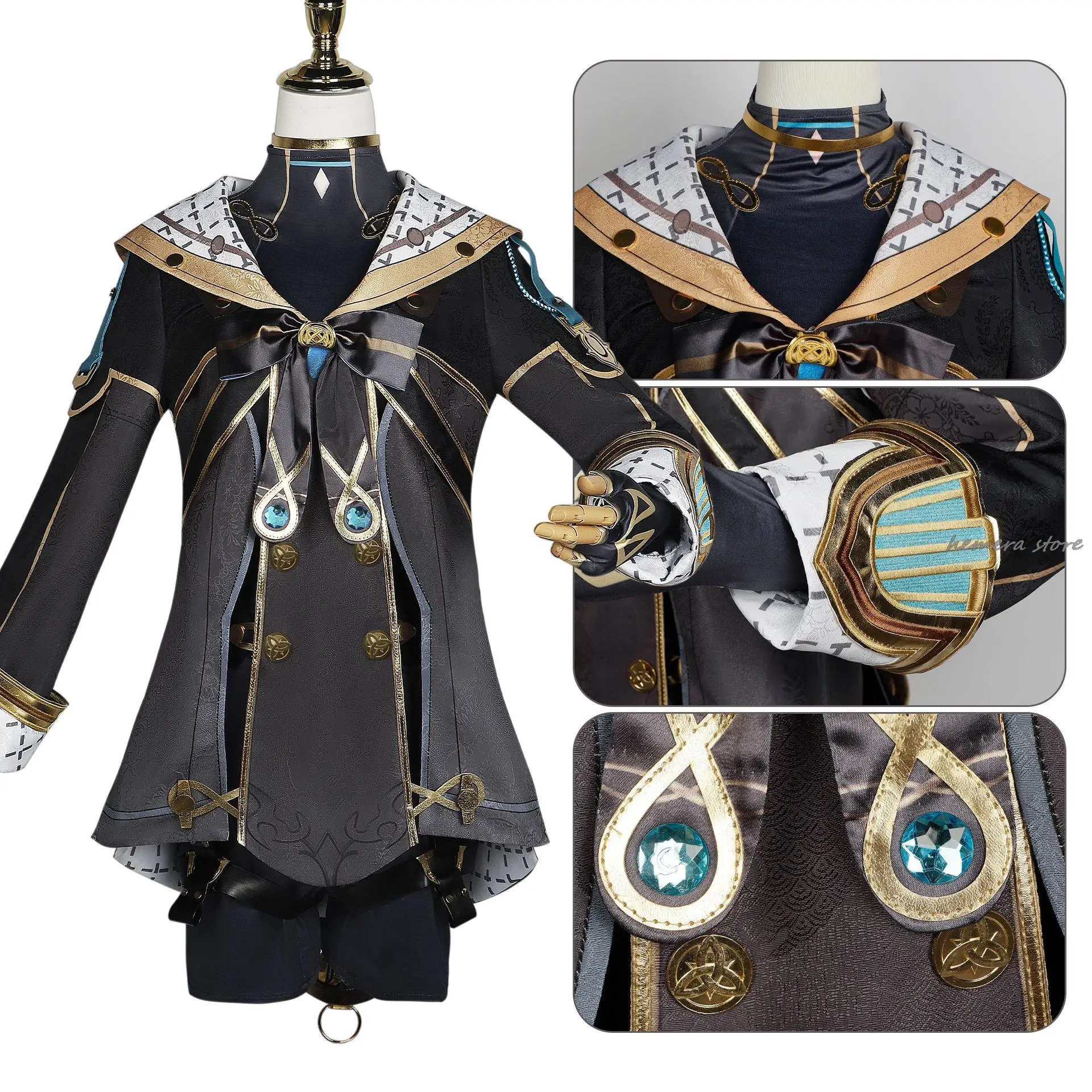 Genshin Impact Freminet Cos Men Dreaming Costume Game Anime Party Fontaine Uniform Hallowen Play Role Clothes Clothing New Skin