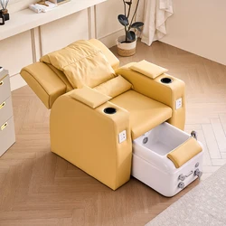 Sofá reclinable para manicura y pedicura, mueble para salón de belleza y pedicura