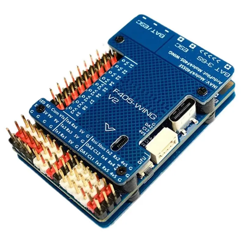 

A99E-For Matek Mateksys F405-Wing-V2 F405 Wing 3-6S Flight Controller Barometer OSD Model