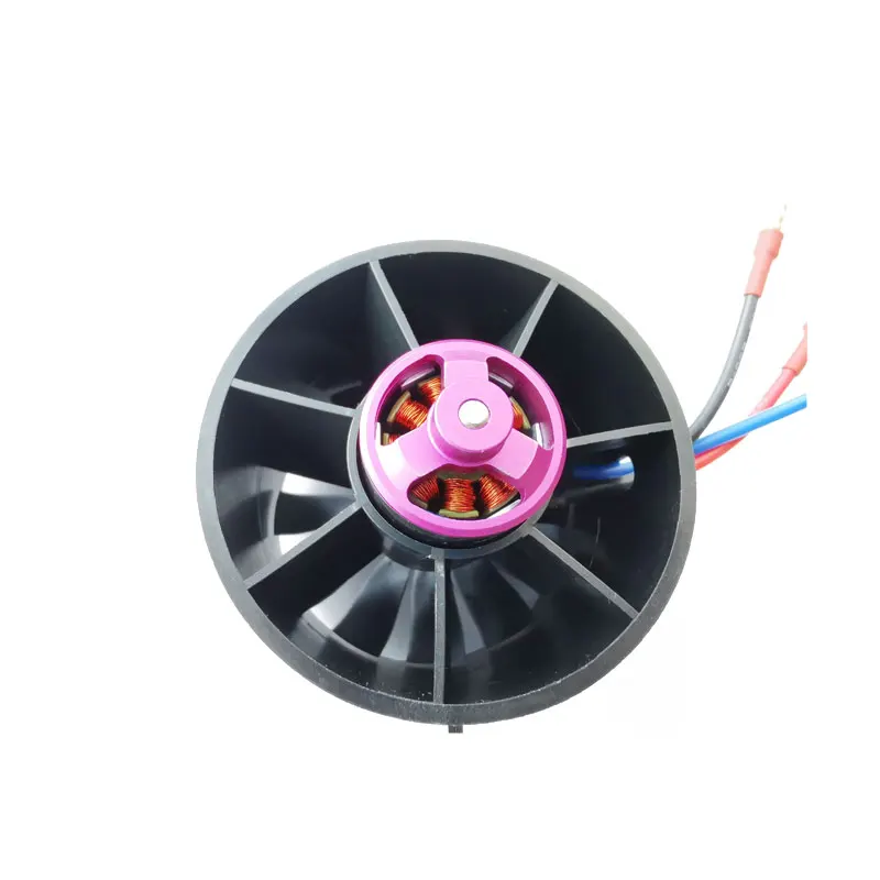 Hobbyhh 50 64 60 80 90mm EDF Fan Thrust for RC Model Aircraft Jet Brushless Motor Stage Duct Fan