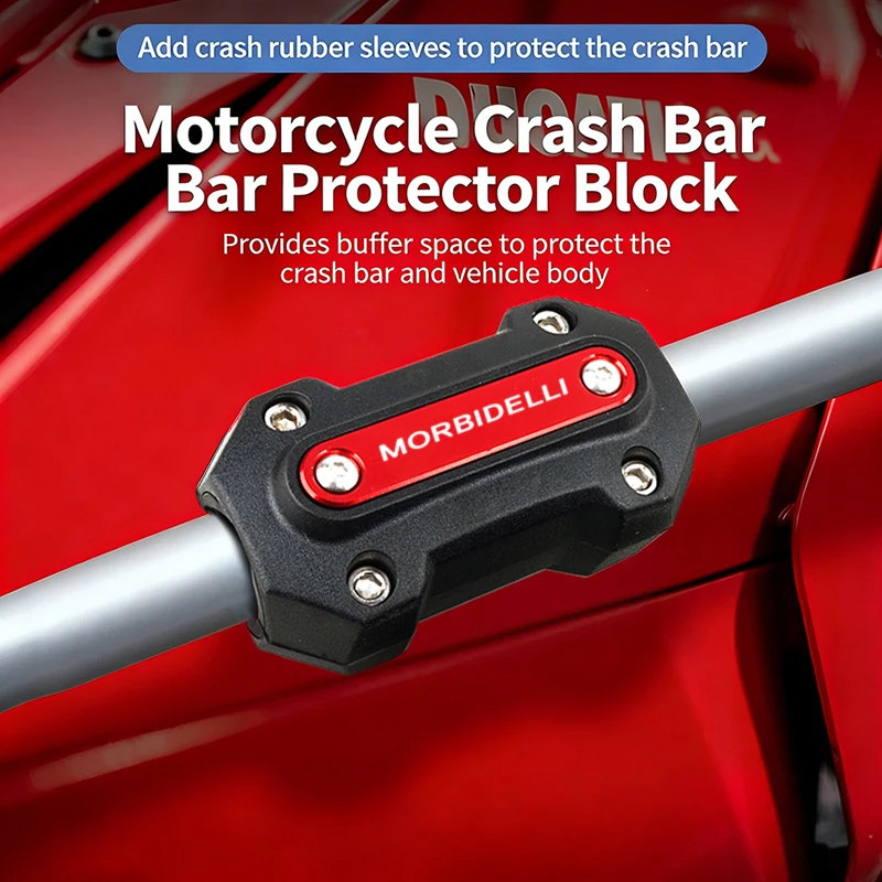 2026 NEW For Morbidelli T1002VX T 1002 VX 22/25/28mm Motorcycle Bumper Blocks Engine Guard Bumper Accessories  LOGOMorbidelli