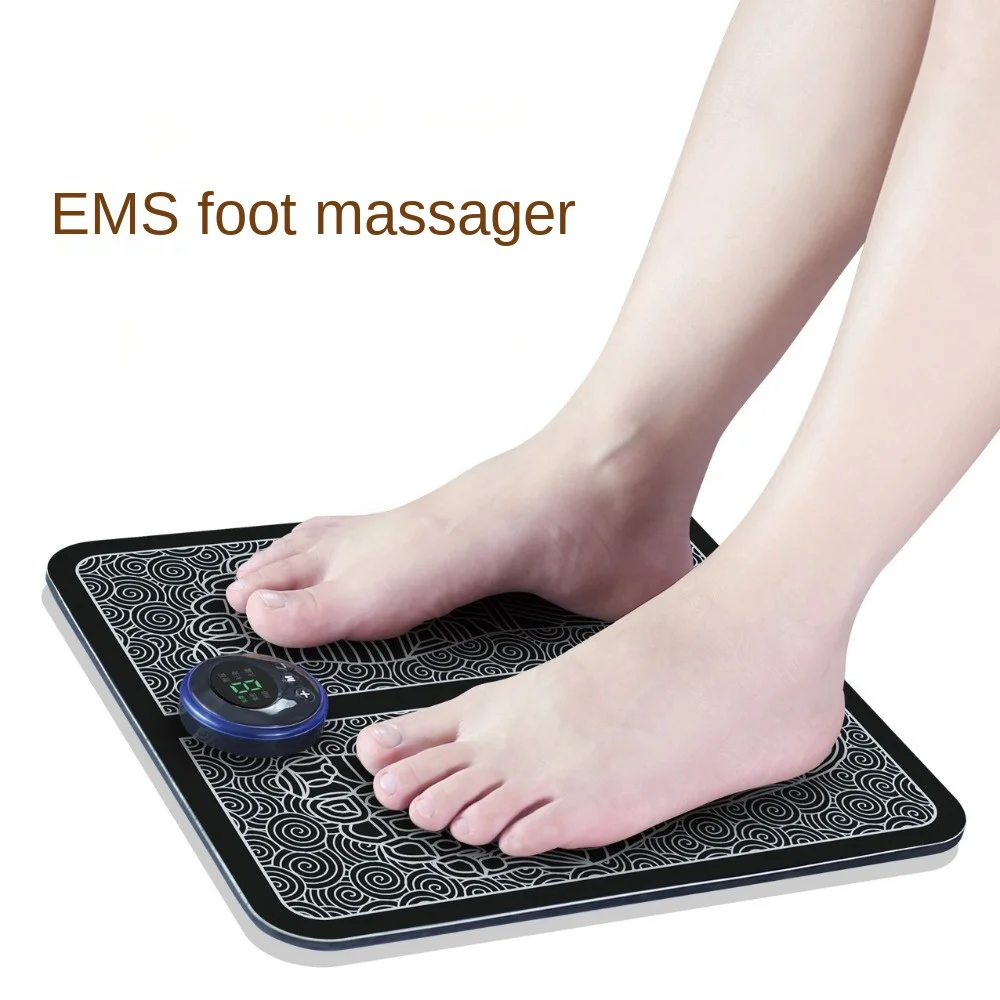 

8 Modes 19 Level Electric Foot Massager Improves Blood Circulation Pulse Foot Acupoint Massage Mat USB Charging Heating