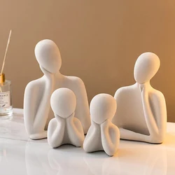 Family Candle Silicone Mold 3D abstract figure Art Ornament Candle Making DIY Human Body Manual Soap Gypsum Mold Home Decoration