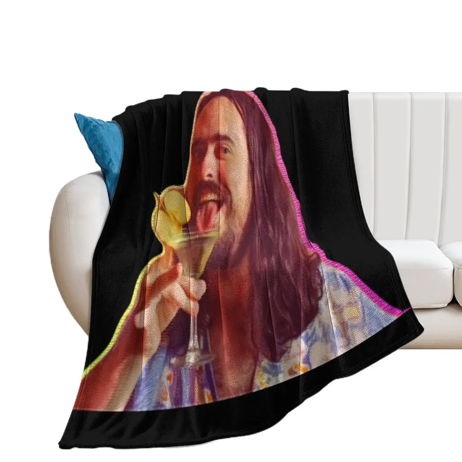 

Aunty Donna Zachs Addiction Throw Blanket funny gift Shaggy Tourist Blankets Sofas Of Decoration Blankets