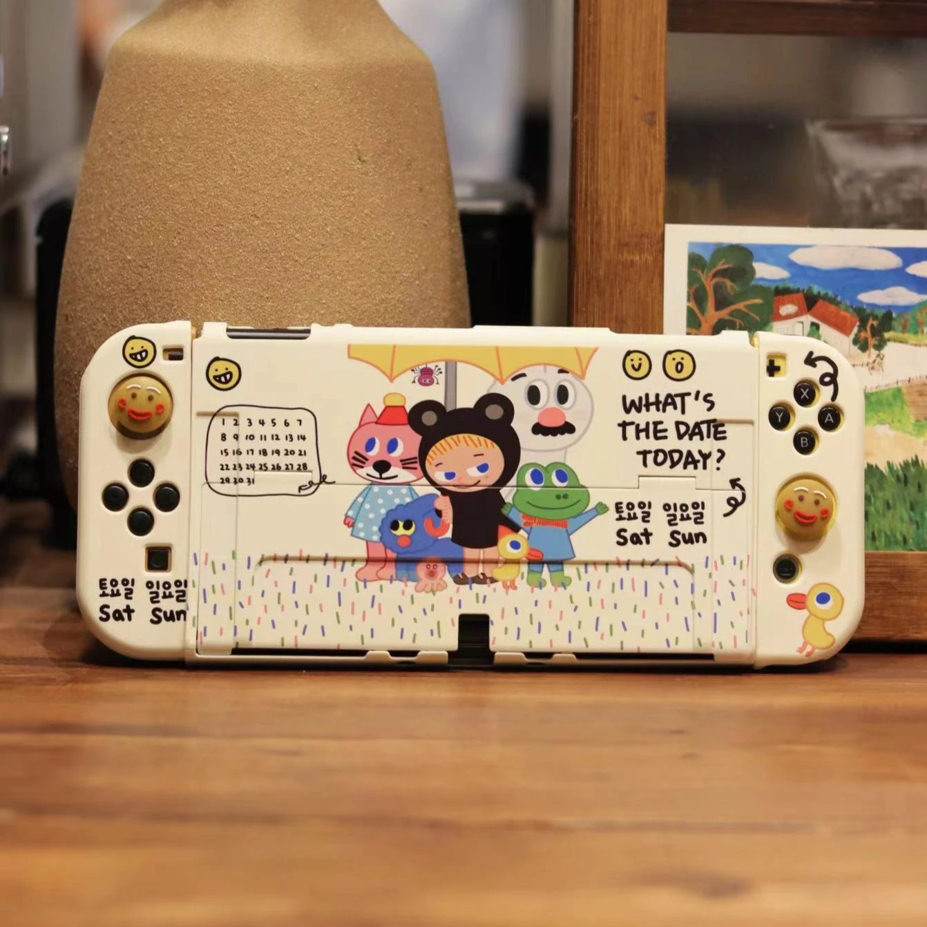 Original Cartoon Protective Case for Nintendo Switch 2 OLED NS Console Split Dockable Joy-Con Controller Cover Gamin Accessories