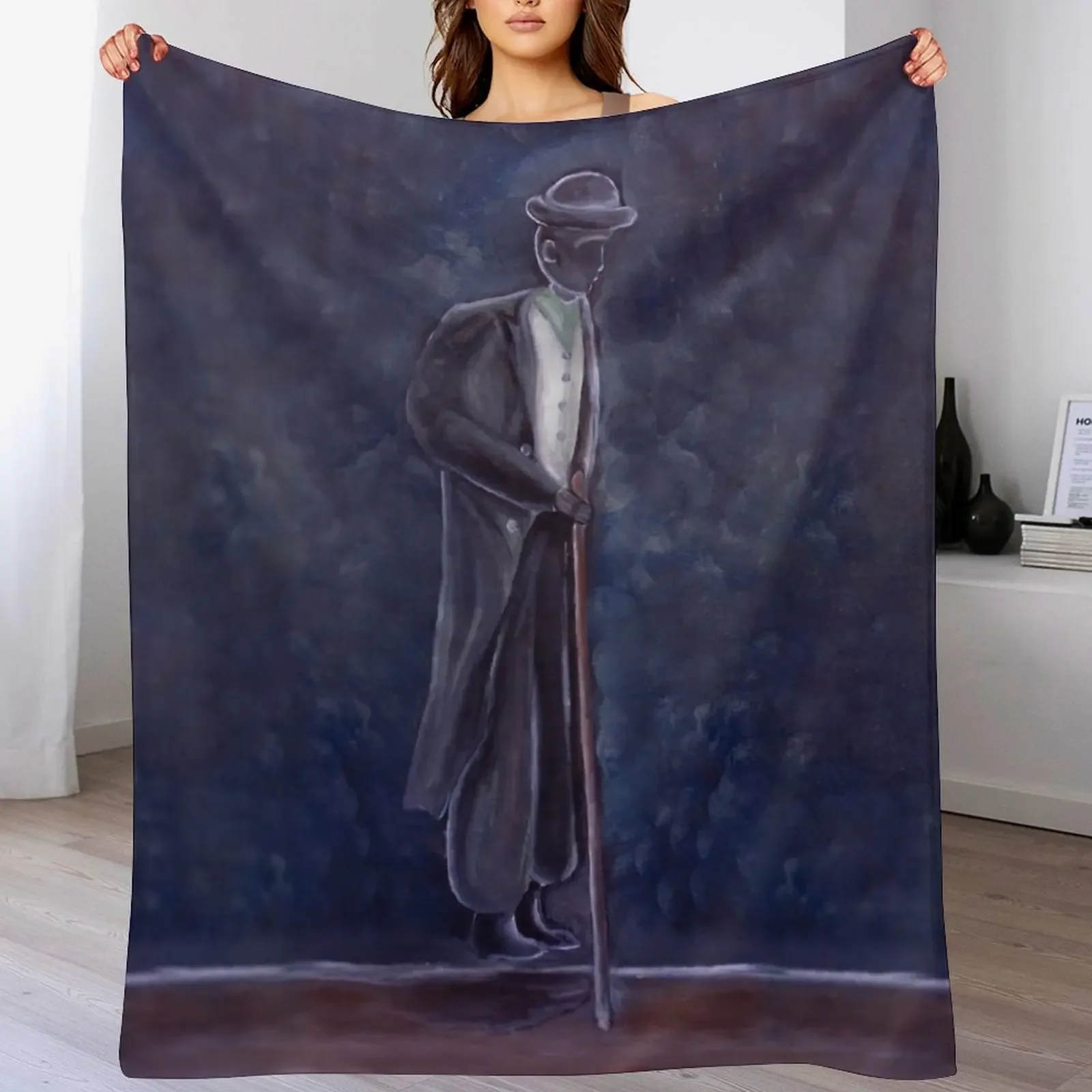 Tall Hill House Ghost Throw Blanket Outdoor Soft Blanket for Picnic Beach Camping