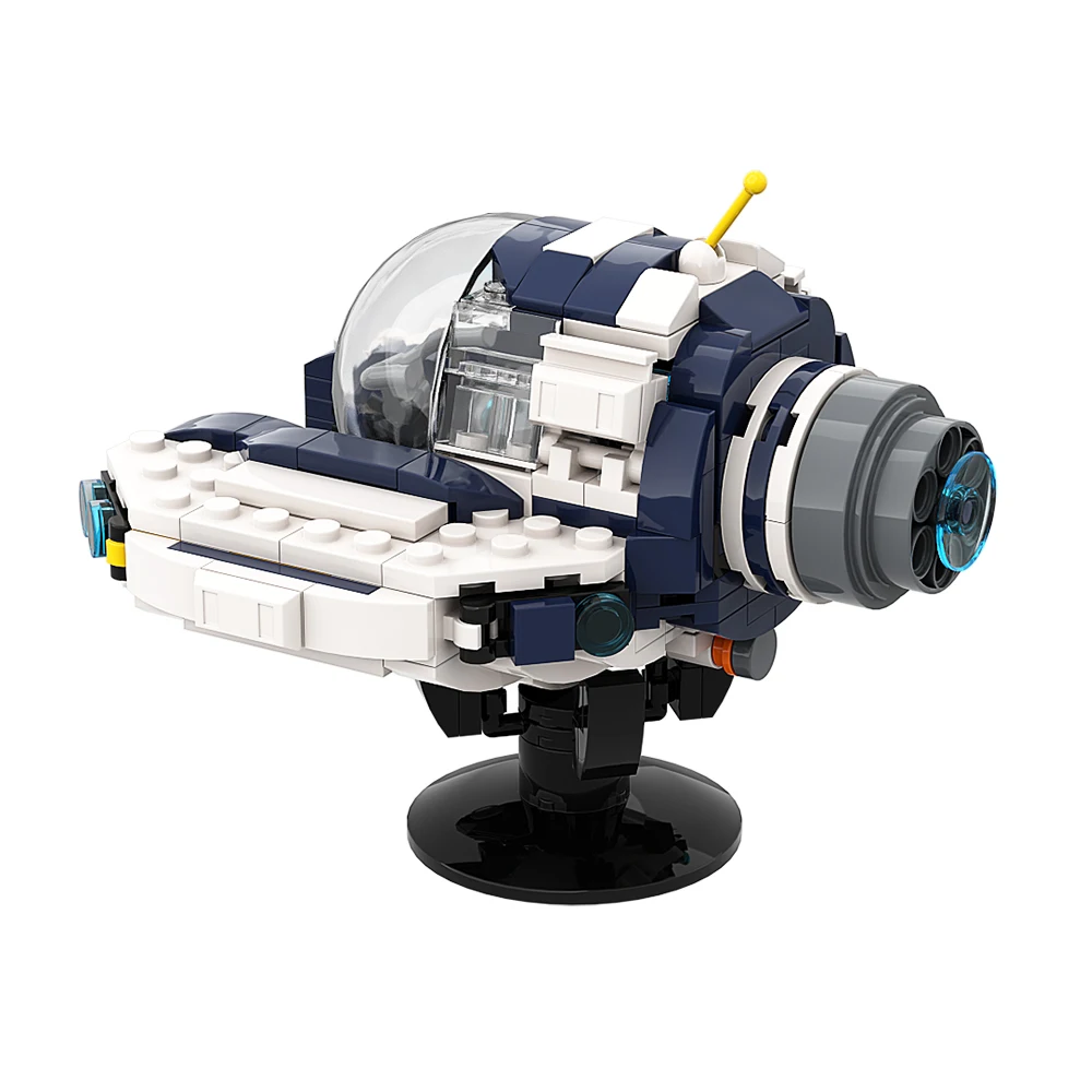 Gobricks MOC Subnautica Seamoth cegły Model podwodny statek kosmiczny klocki wodorosty rafa koralowa ryby łódź podwodna zabawki prezent
