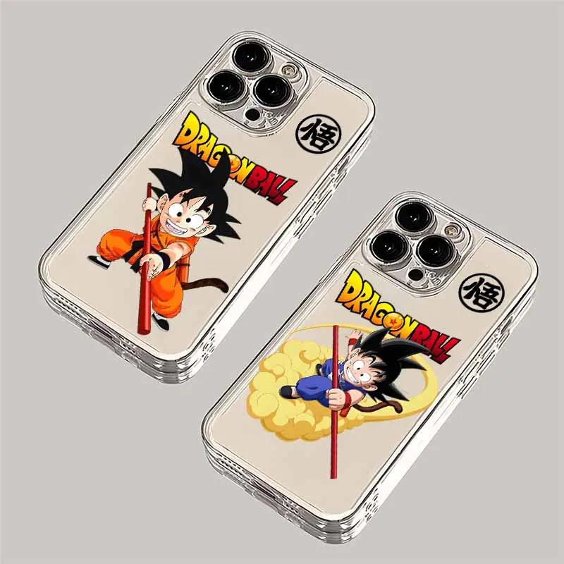 Dragon Ball Kleine Son Goku Handyhülle für Xiaomi Redmi Note 15 14 13 12 11T 11R 11S 11 10S 10 Pro Plus Max Transparente Abdeckung