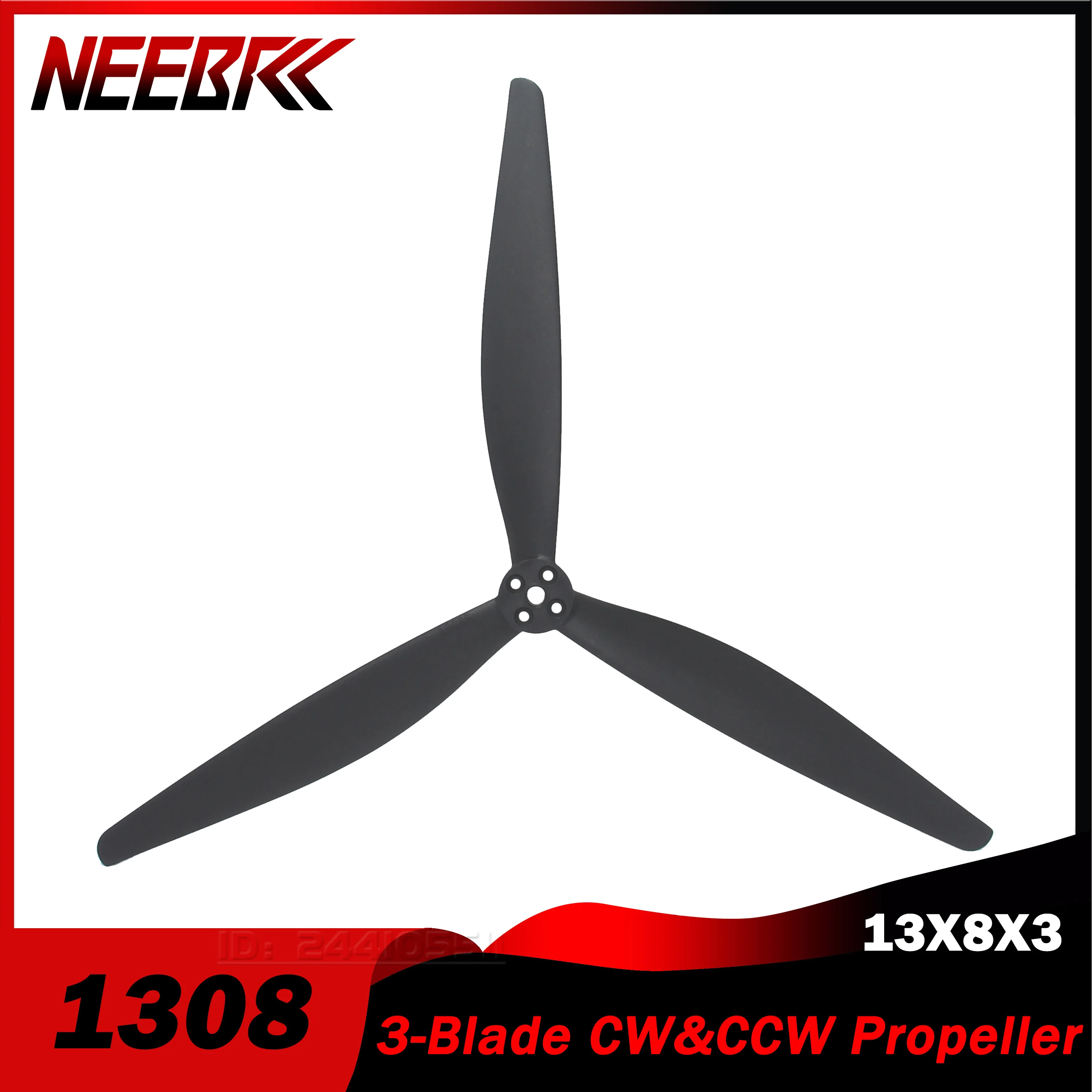 2/4/8Pairs NEEBRC 1308 13X8X3 3-Blatt CW & CCW Propeller für RC FPV Racing Drone Multirotor 13 zoll X-klasse Rahmen DIY Flugzeug Teil