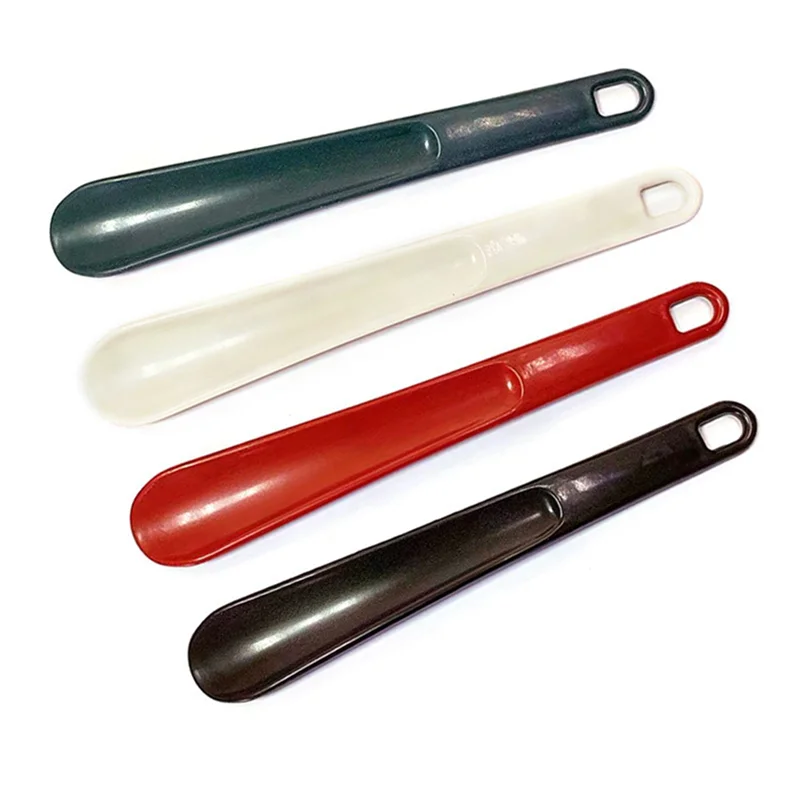 Shoehorn - 25 Cm - Short Handle - Very Stable - With Hanging Hole - Ergonomic Shape - Suitable For Men, Seniors People