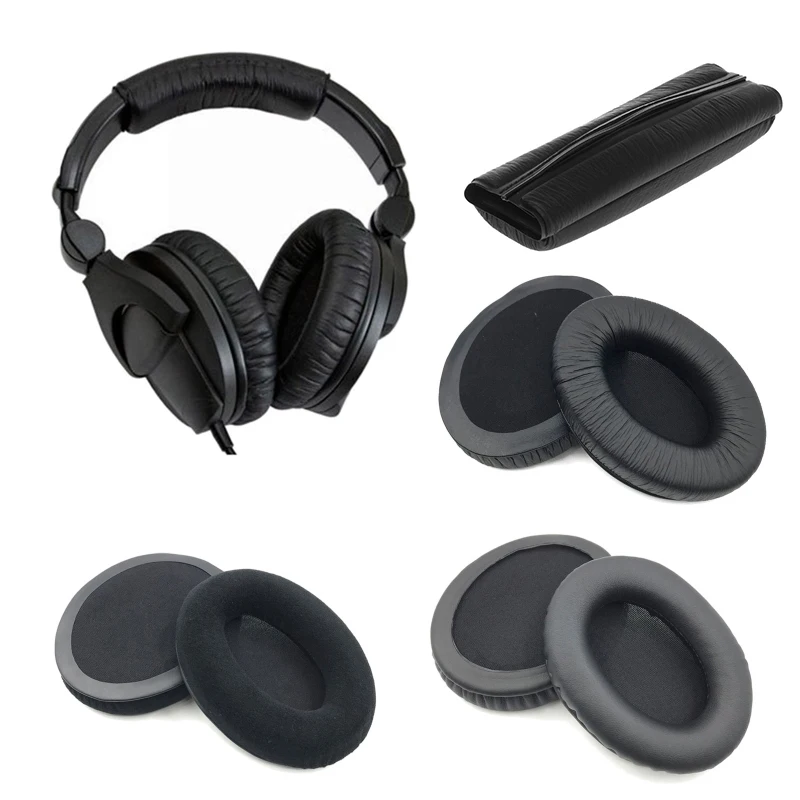 وسادات أذن من الجلد للاستبدال وسادات أذن مزودة بوسادة وشعاع رأس لرأس Sennheiser HD280 PRO HD 280 PRO وسادات أذن بشعاع رأس