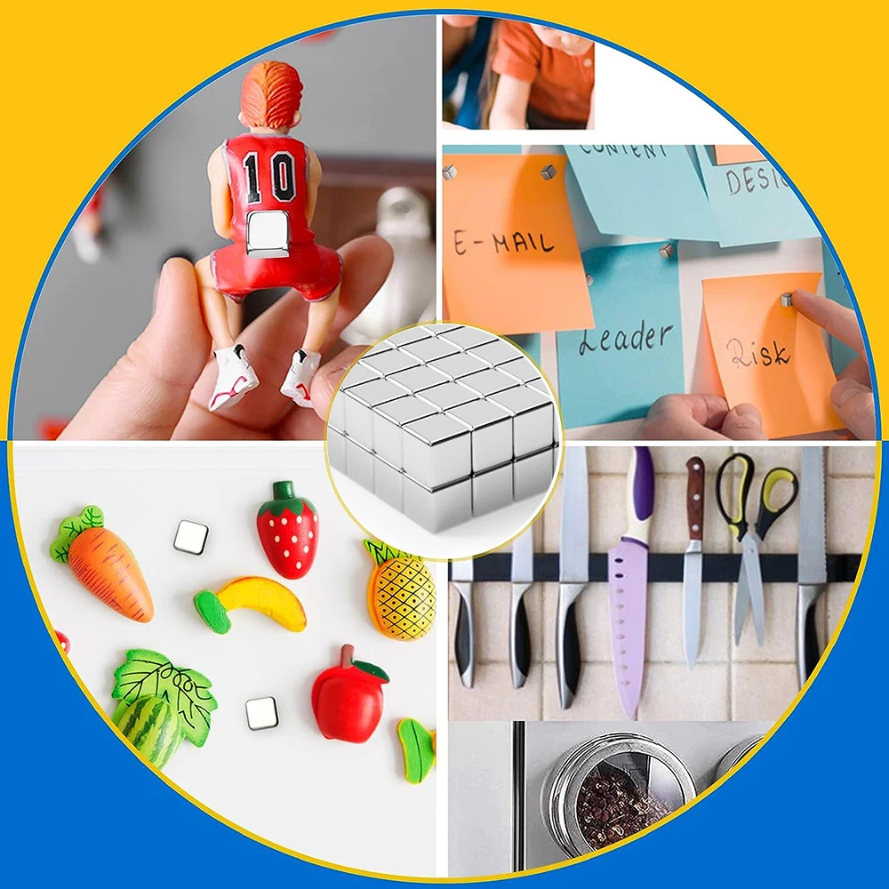 5x5x5mm iman Refrigerator Magnets DIY Office Whiteboard Workshop