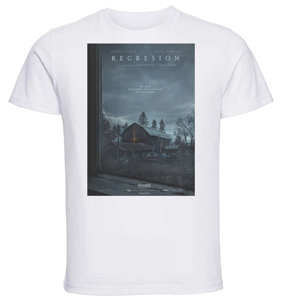 T-Shirt Unisex White SA0012 Playbill Film Regression