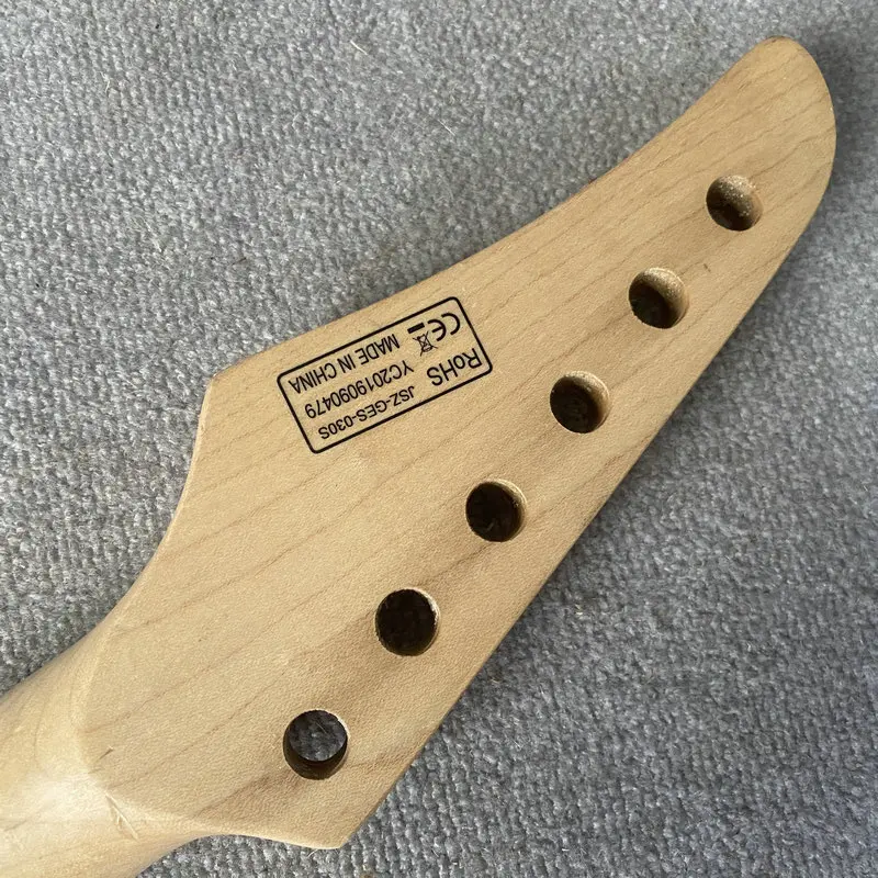 JN192 árbol de la vida 6 cuerdas ST cuello de guitarra eléctrica 24 trastes arce + palisandro 608MM escamas cortas genuino JSZ MINI piezas de bricolaje