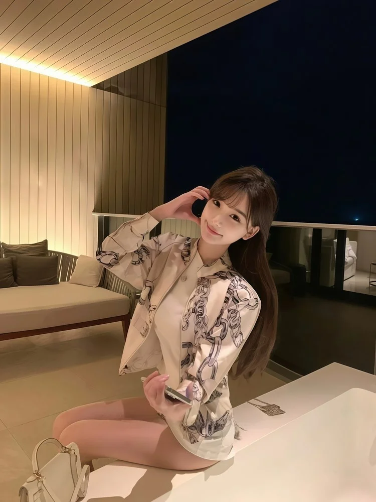 

Свободный крой с воротником-стойкой и воротником-стойкой, женский летний топ из ледяного шелка, хлопка, длинная теплая верхняя одежда све