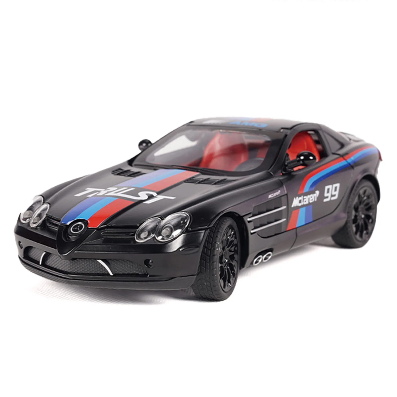 

1:24 SLR McLaren 722, супер спортивный автомобиль, литая под давлением модель автомобиля из сплава, детская игрушечная машина, украшение, коллекция для хобби, день рождения
