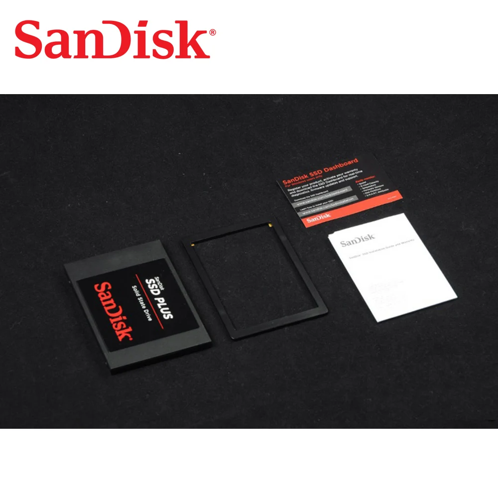 Sandisk SSD Plus 480GB 240GB 1TB 2TB SATA III 2.5 "كمبيوتر محمول دفتر قرص الحالة الصلبة HDD قرص القرص الصلب الداخلي الحالة الصلبة الكمبيوتر