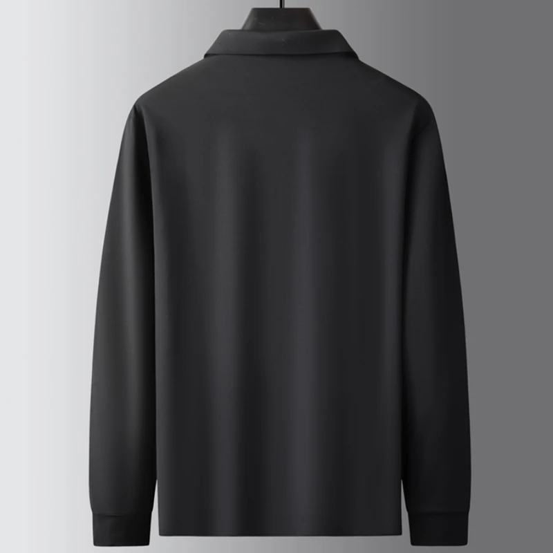 8XL 7XL 6XL 2025 New Autumn High End Luxury Loose Shirt Man Clothing England Style Mens Shirts Fashion Design camisas masculina