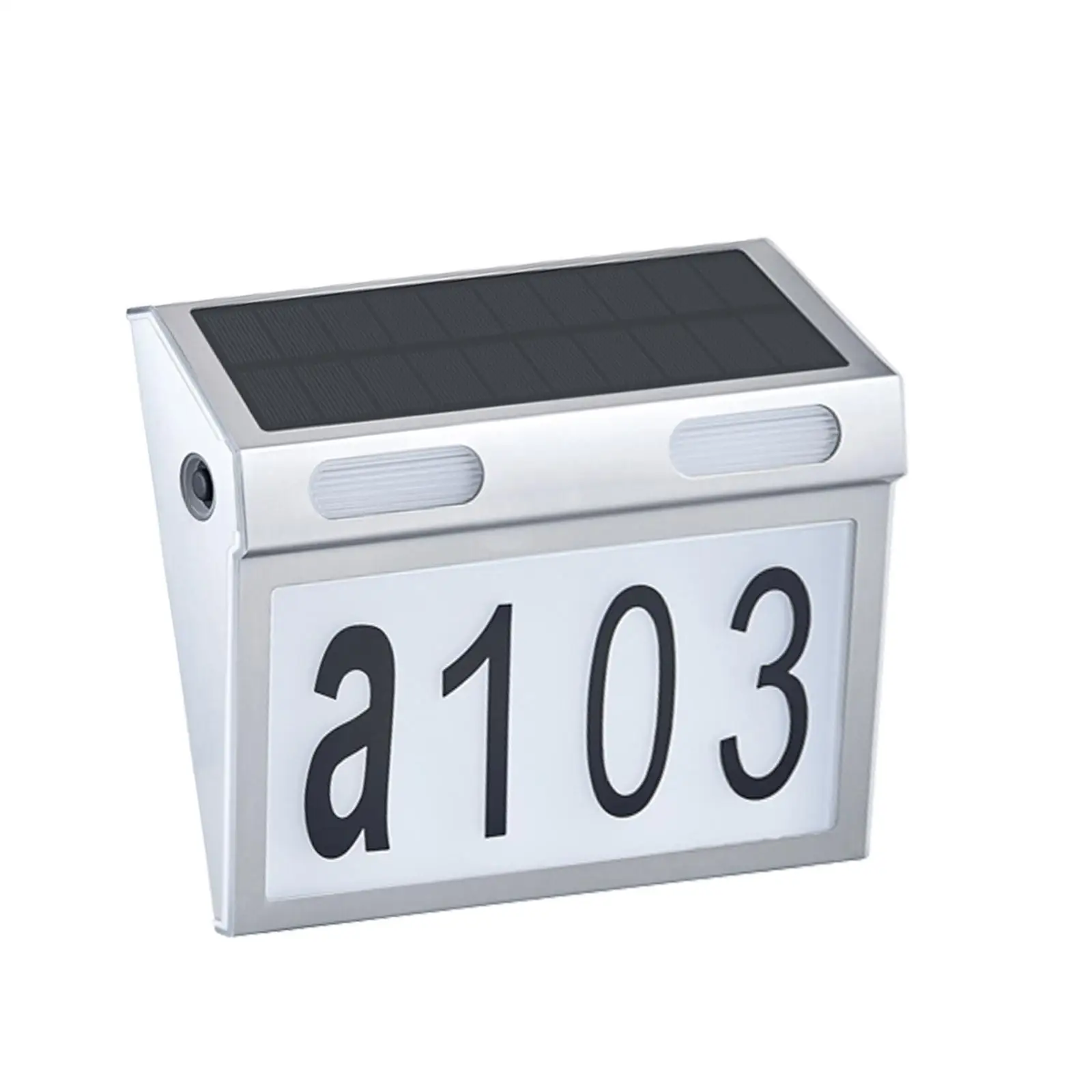 Solar Address Sign Lighted Numbers for Outside Address Plaques for House Address