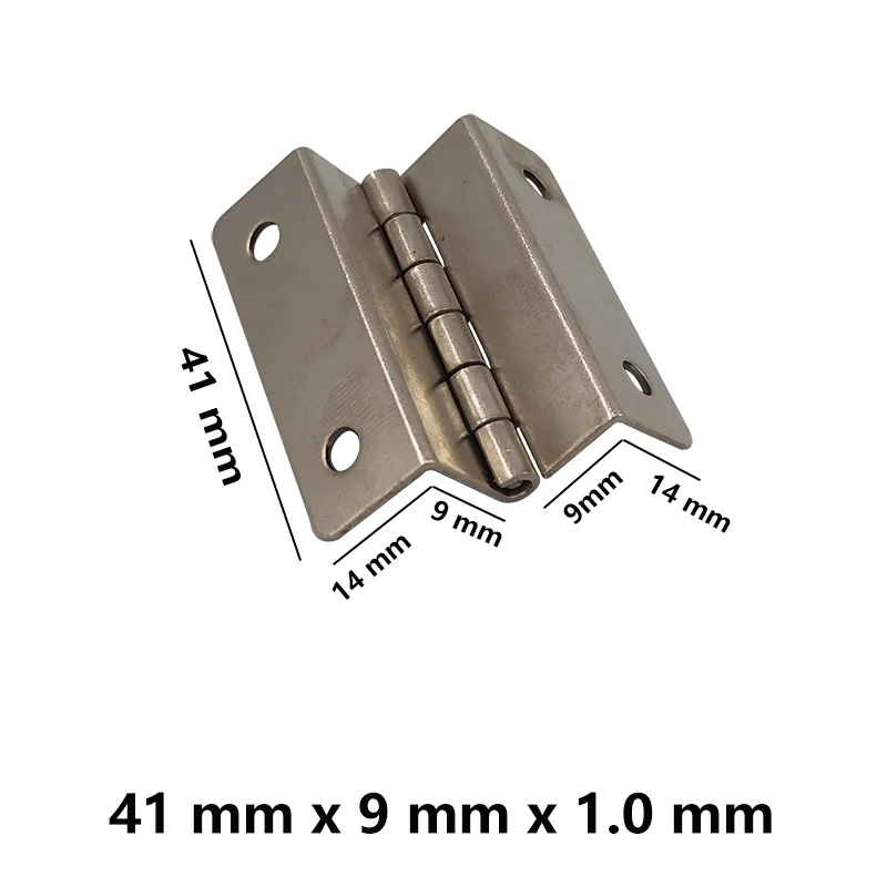 2pcs Mute Double Bifold Hinge Hardware Vintage Furniture Cabinet Foldable Door Hinge