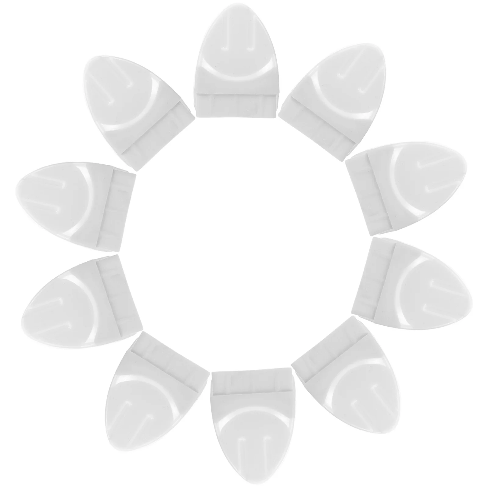 

10Pcs Fence Post Caps Plastic Railing Finials for Outdoor Garden Fence Protection Decorative Deck Post Covers Lamp Finials