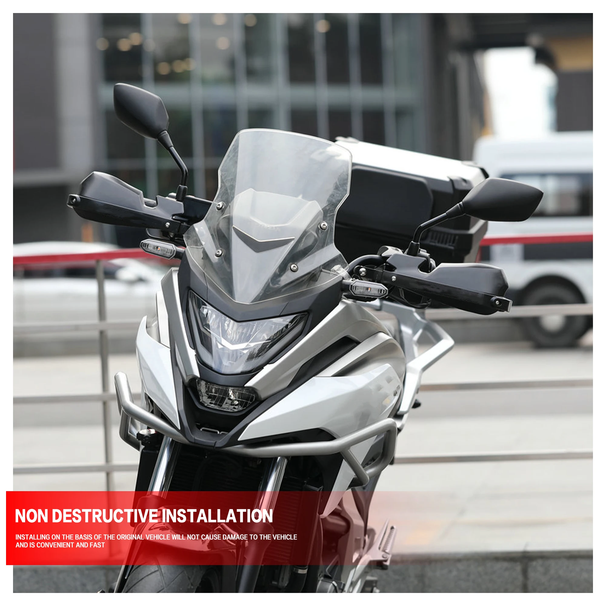

New Aluminum Handguard For Honda VFR 1200 X 2010-2016 VFR800X VFR 800 X Motorcycle VFR 1200 X Handbar Guard Lever Protector