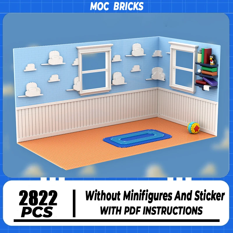 

Знаменитая сцена Модель Moc Строительные блоки История Стены Модель Технология Кирпич DIY Сборка Строительство Праздничные игрушки Подарки