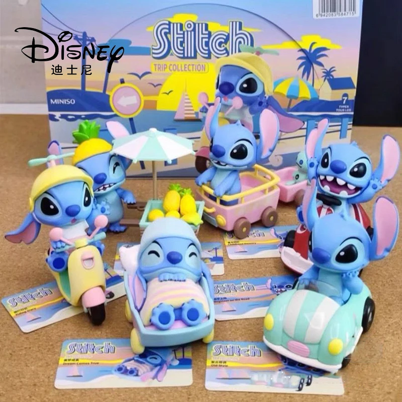 

Disney Stitch Play Series глухая коробка Lucky загадочная коробка кавайная аниме фигурка коллекция моделей декоративные игрушки для детей рождественские подарки