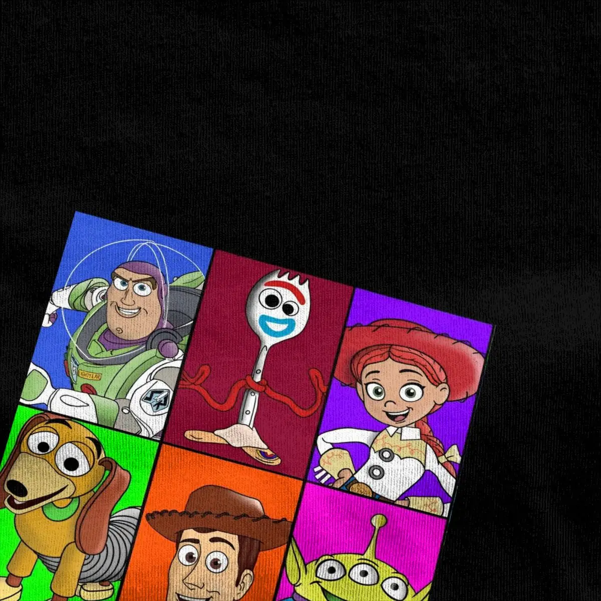 Pixar Panels Toy Story T Shirt Men Buzz Lightyear Vintage Cotton T-Shirt Summer O Neck Hip Hop Tees Custom Logo Oversize Clothes