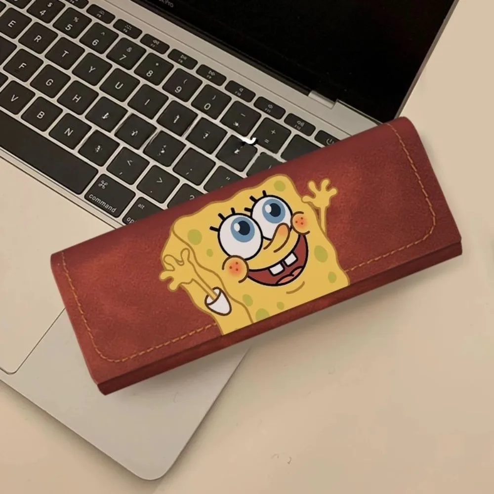 

Cute Cartoon SpongeBob High-Aesthetic Glasses Case - Portable Storage Box for Prescription Eyewear and Sunglasses