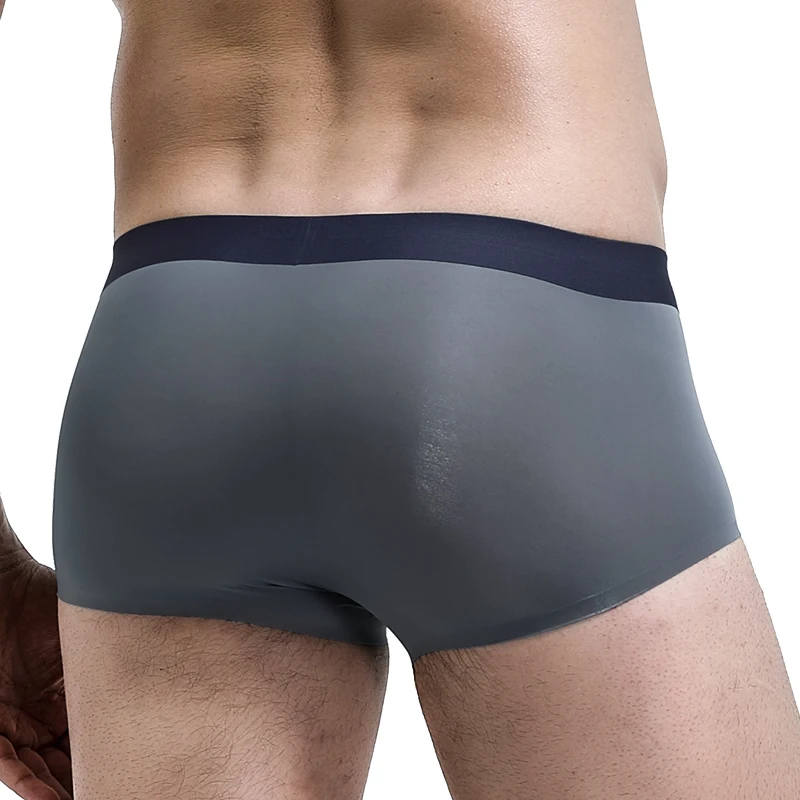 Bullet spermatic cord separation underwear men's vein scrotum pouch four corners underpants curved sexy boxers