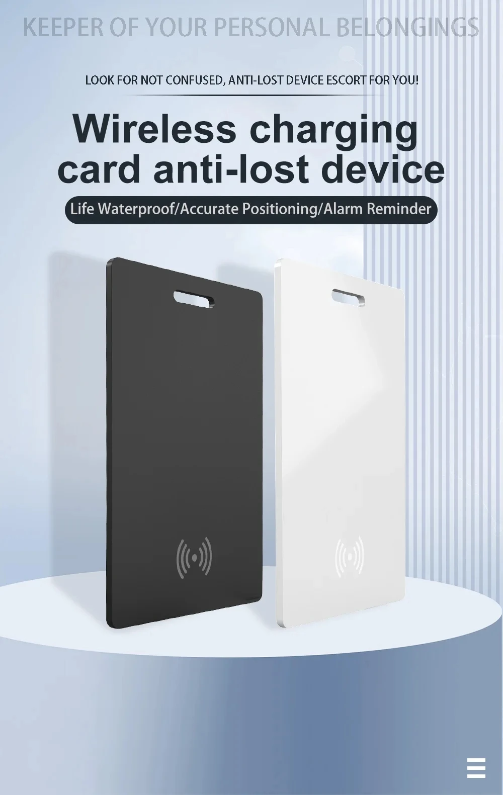 Wallet Ultra-thin Anti-loss Card Location Tracking GPS With iPhone Find My Bluetooth Device Card Wireless Charge IP67