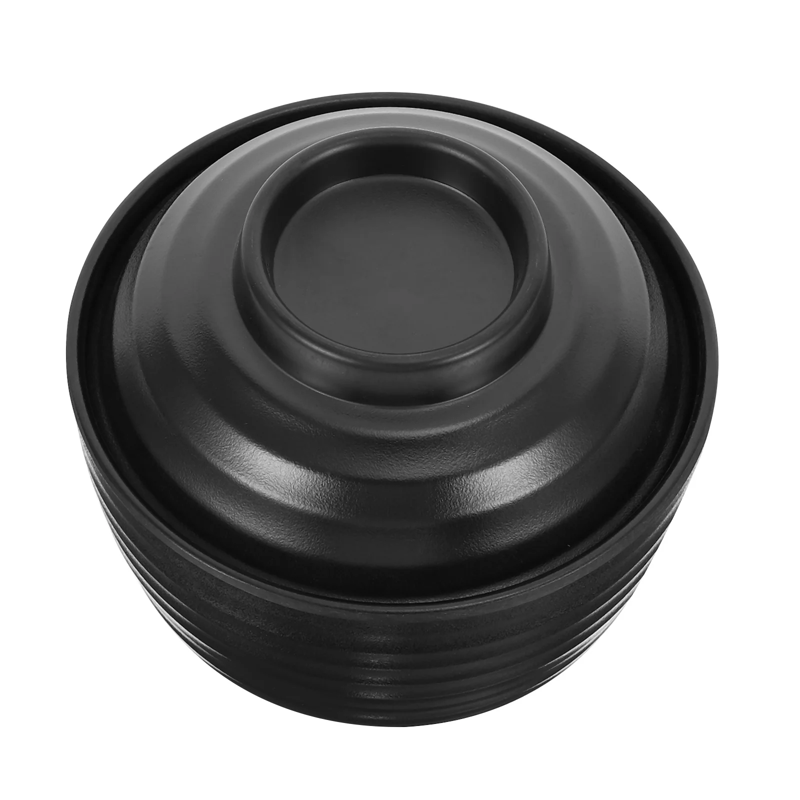 

1Pcs Japanese Miso Soup Bowl Black Sturdy Kitchen Tableware Multipurpose Ramen Rice Bowl Creative Traditional Design