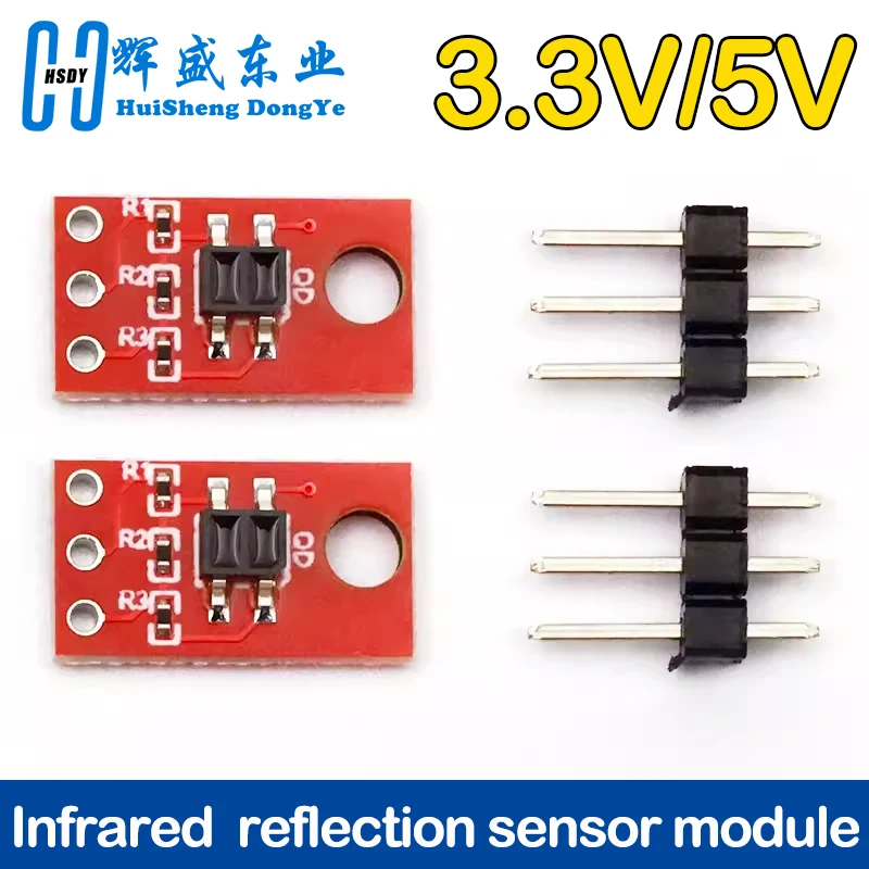 QRE1113 IR LED Infrared Reflection Sensor Module Capacitor Discharge Circuit Breaker Board DC 3.3 -5V Qre1113 Ir Camera