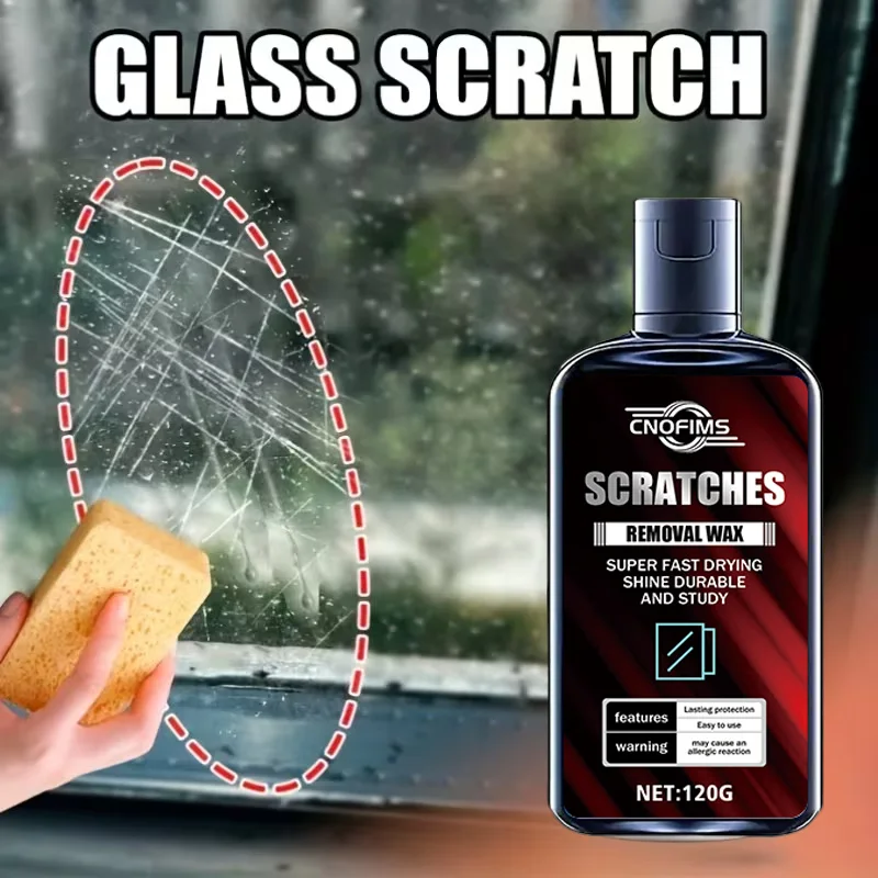 Multi-Purpose Scratch Polishing Agent for Glass - Quick Polishing And Grinding Solution for Household Bathrooms RVs Bathtubs