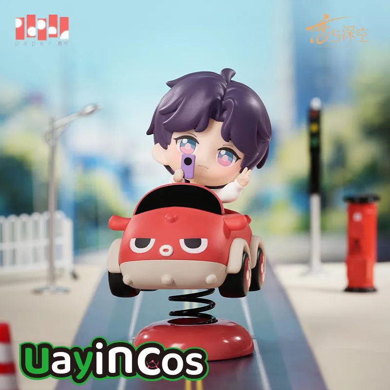 

Оригинальные плюшевые игрушки-куклы Love and Deepspace: Сайлус, Калеб, Ксавьер, Рафаэль. Украшения для автомобиля. Серия «Время любви и путешествий». Аниме-фигурки.