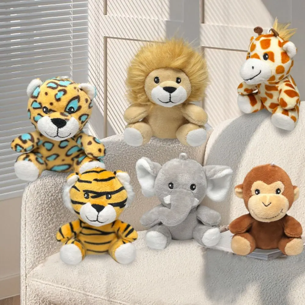 

Forest Animals Forest Animals Stuffed Doll Pendant Lion Tiger Forest Animals Plush Keyring Plush Cartoon Plush Doll Keychain