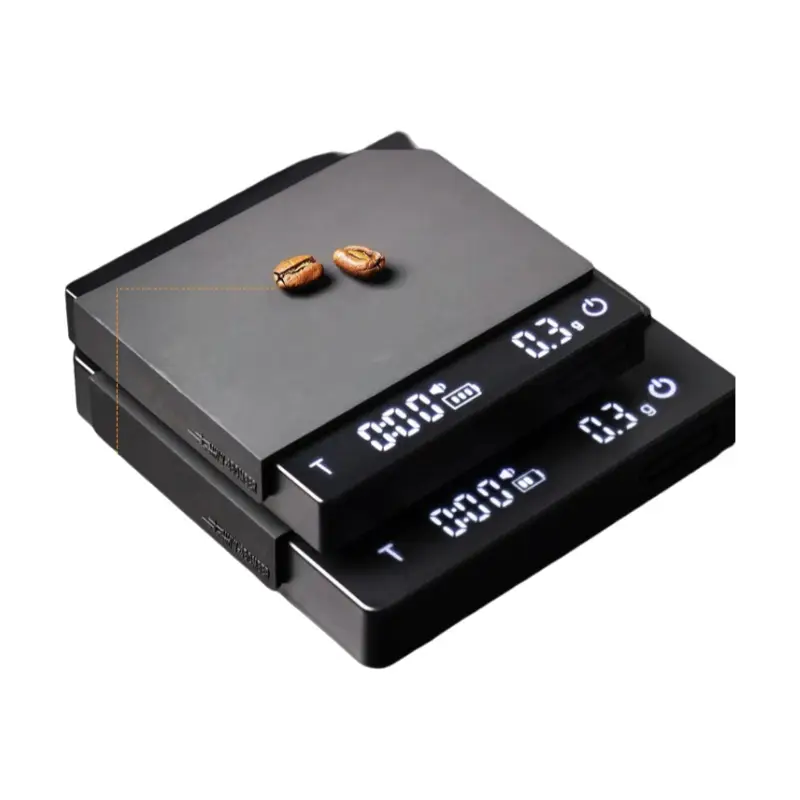 MHW-3BOMBER Digital Cozinha Balança de Café de Alta Precisão Cíclico Recarregável Espresso Balança Eletrônica Casa Barista Acessórios