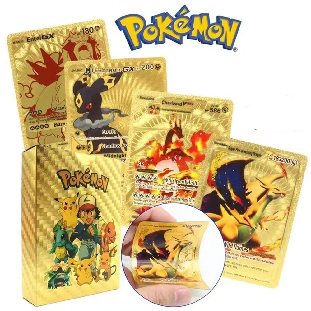 55 cute gold foil cards in English randomly included in the outer packaging cards, entertainment cards
