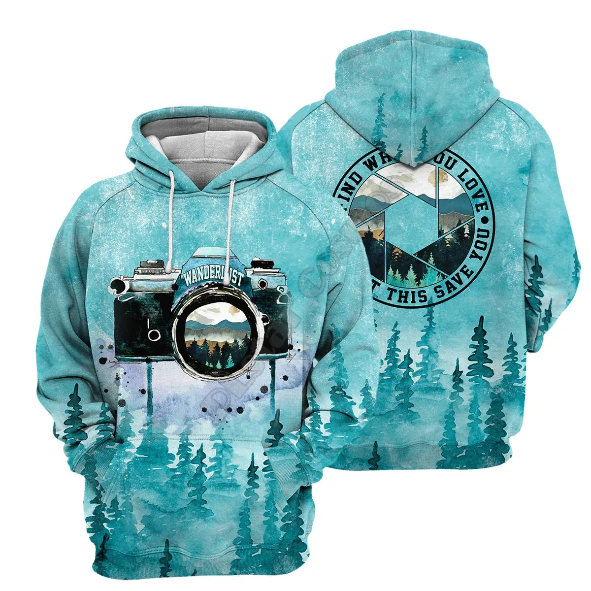 Wanderlust Photography 3D All Over Printed Hoodies Streetwear Women For Men Pullover/Sweatshirt/Zipper Hoodies