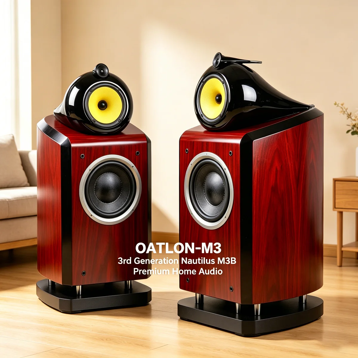 Nautilus – bibliothèque de troisième génération, boîtier de surveillance passif Hifi, 3 voies, 8 pouces, 30-150W, 6ohms, pour Home cinéma, dernier modèle M3