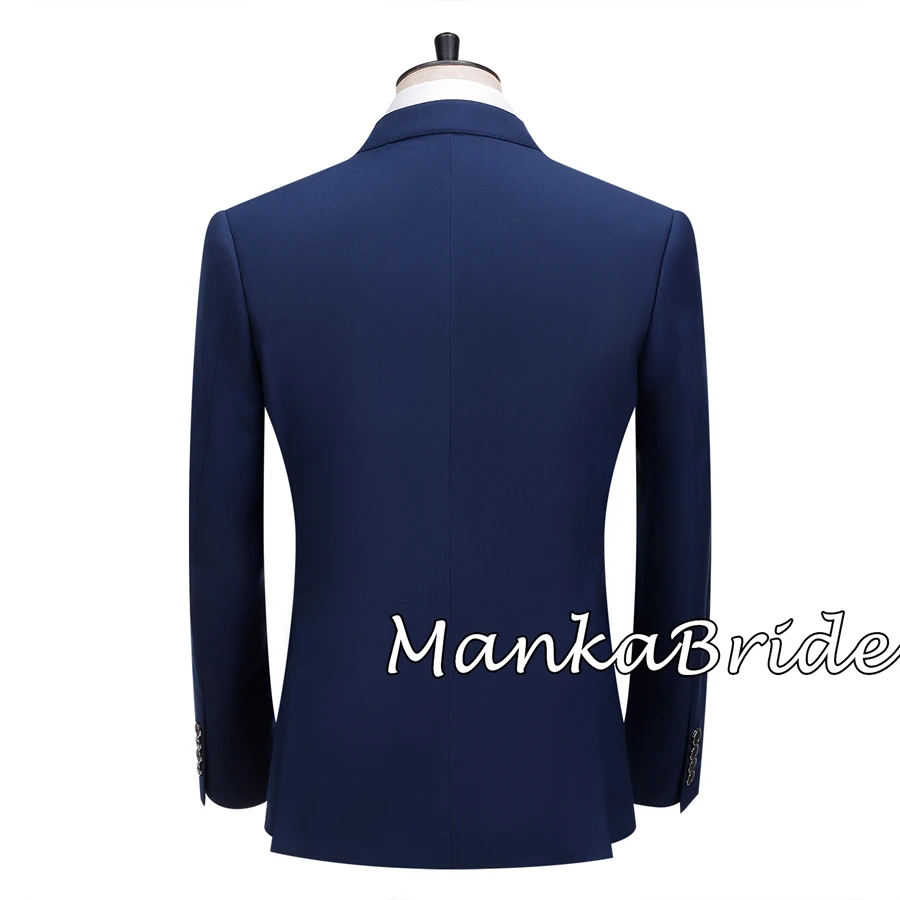 Klassische 2 stücke Blazer Hosen Bräutigam/Groom smen passt einreihig formelle Business Party Büro Anzug für Männer